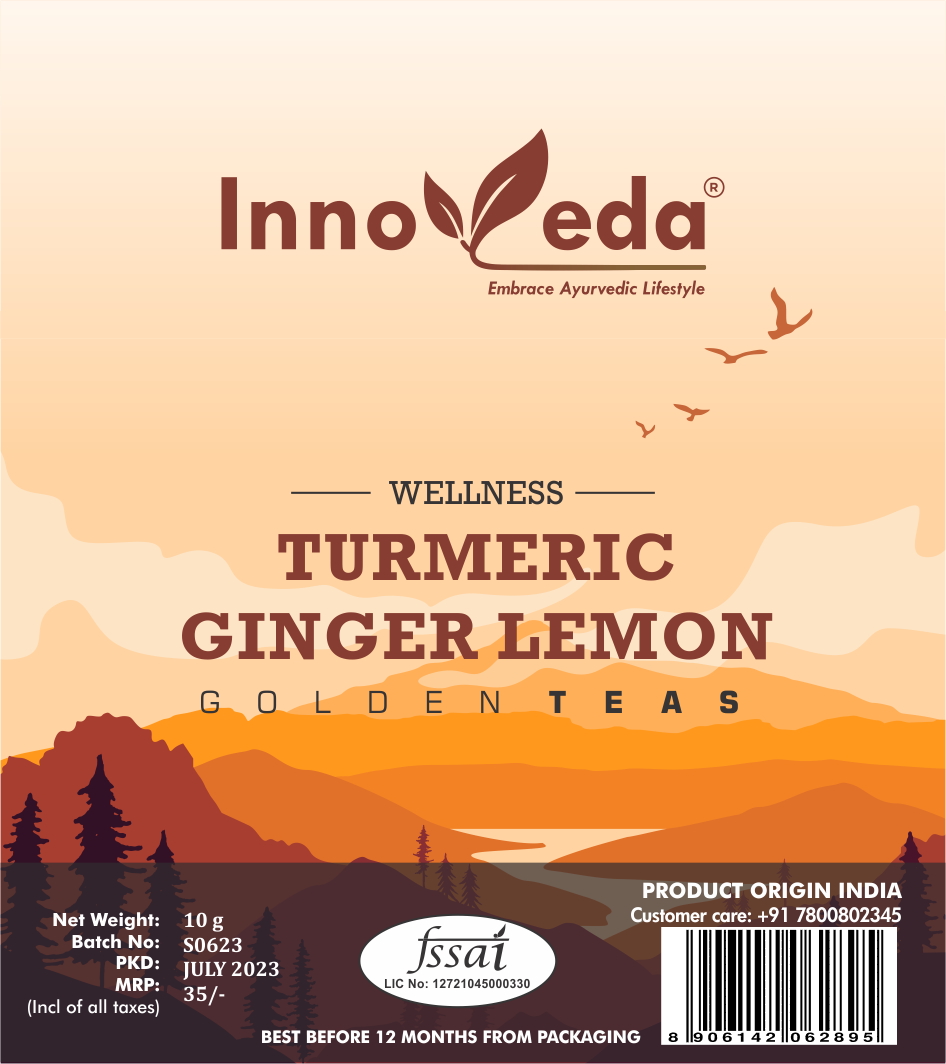 Innoveda Turmeric Ginger Lemon Tea